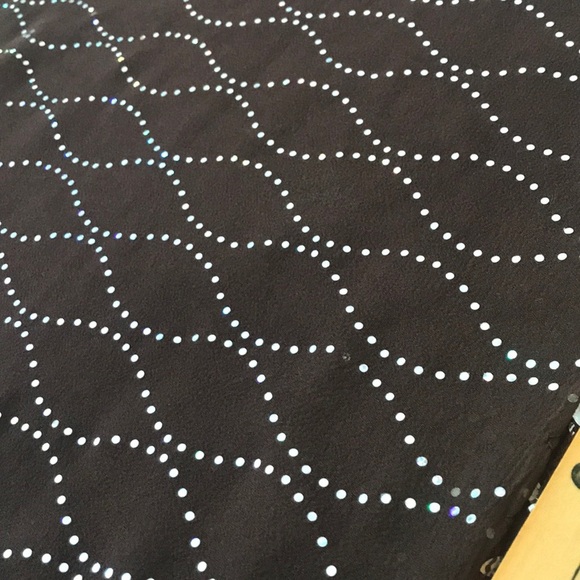 Brown and Silver Sheer Scarf EUC - Picture 4 of 7